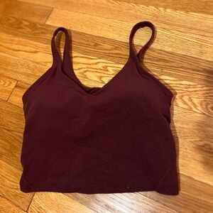 Maroon Lululemon align tank size 6